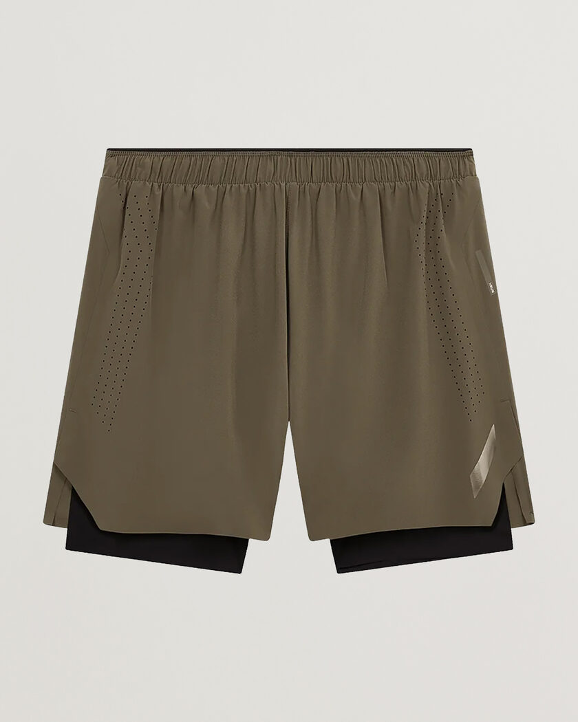 SOAR Running Dual Run Shorts Khaki – Brun