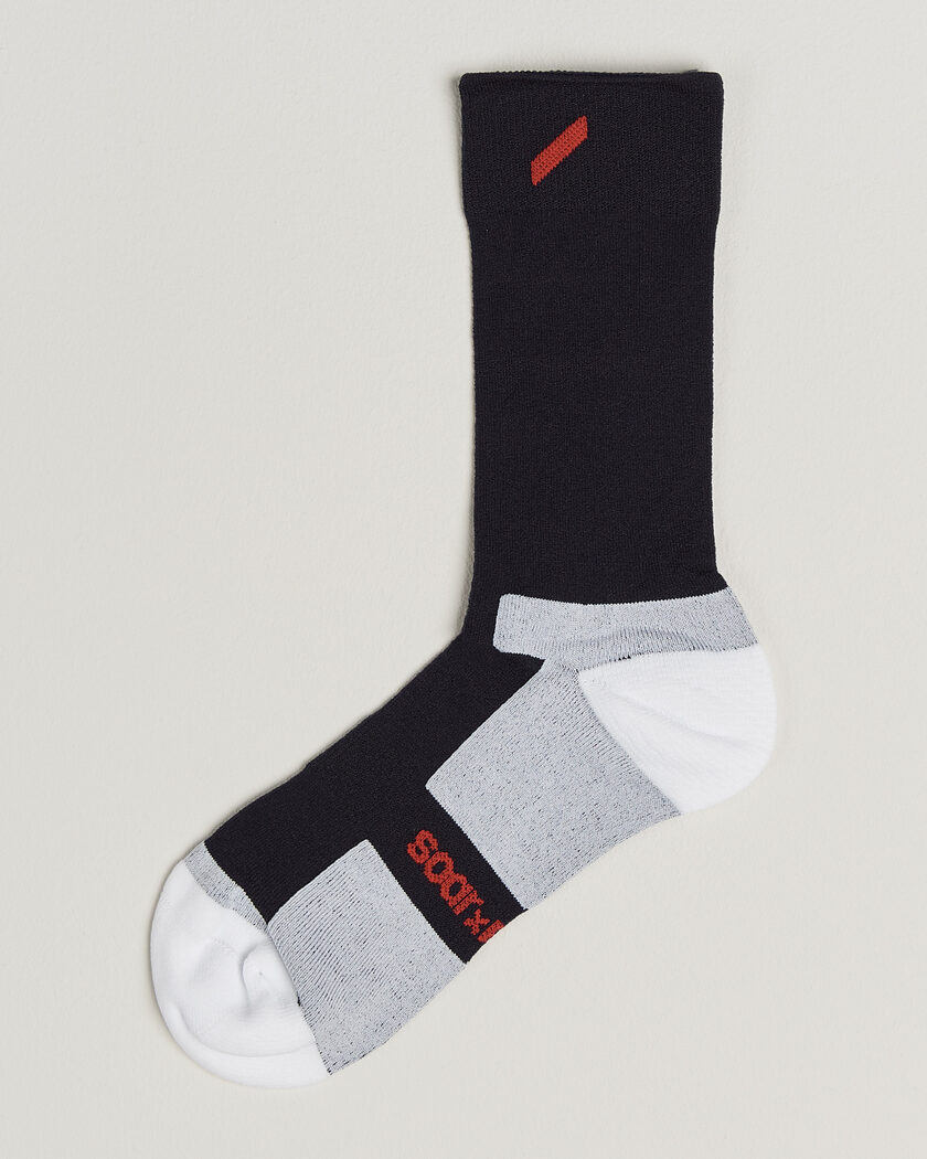 SOAR Running Crew Race Socks Navy/White – Blå