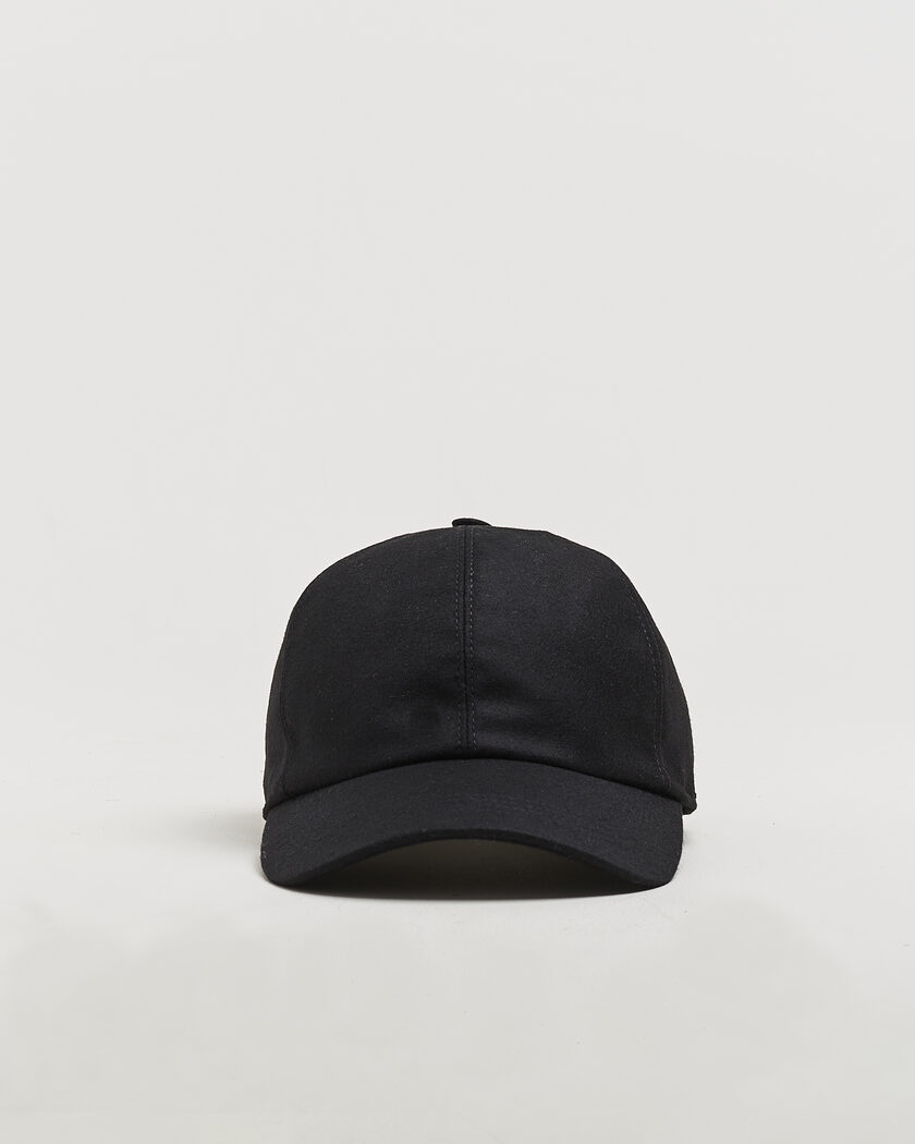 Wigéns Wool/Cashmere Baseball Cap Black – Svart