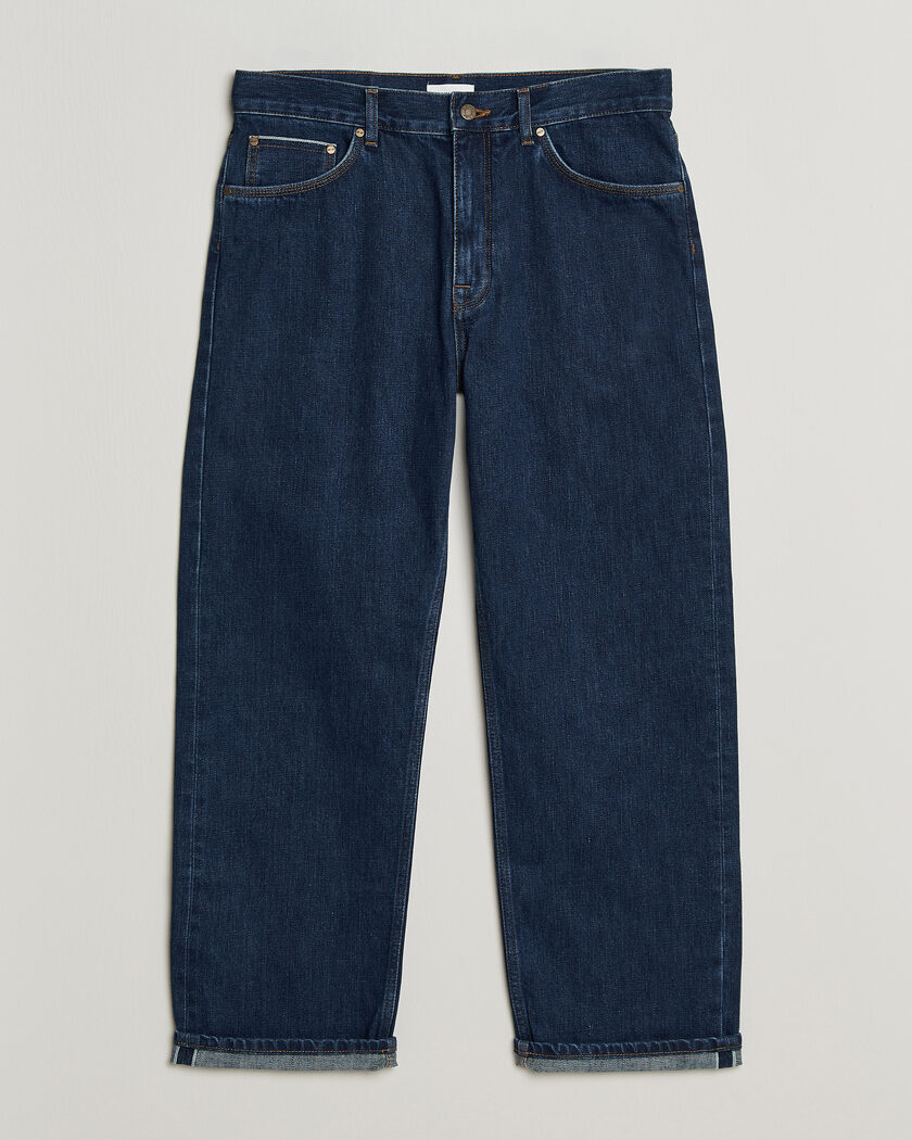 NN07 Otis Relaxed Fit Selvedge Jeans Medium Indigo – Blå