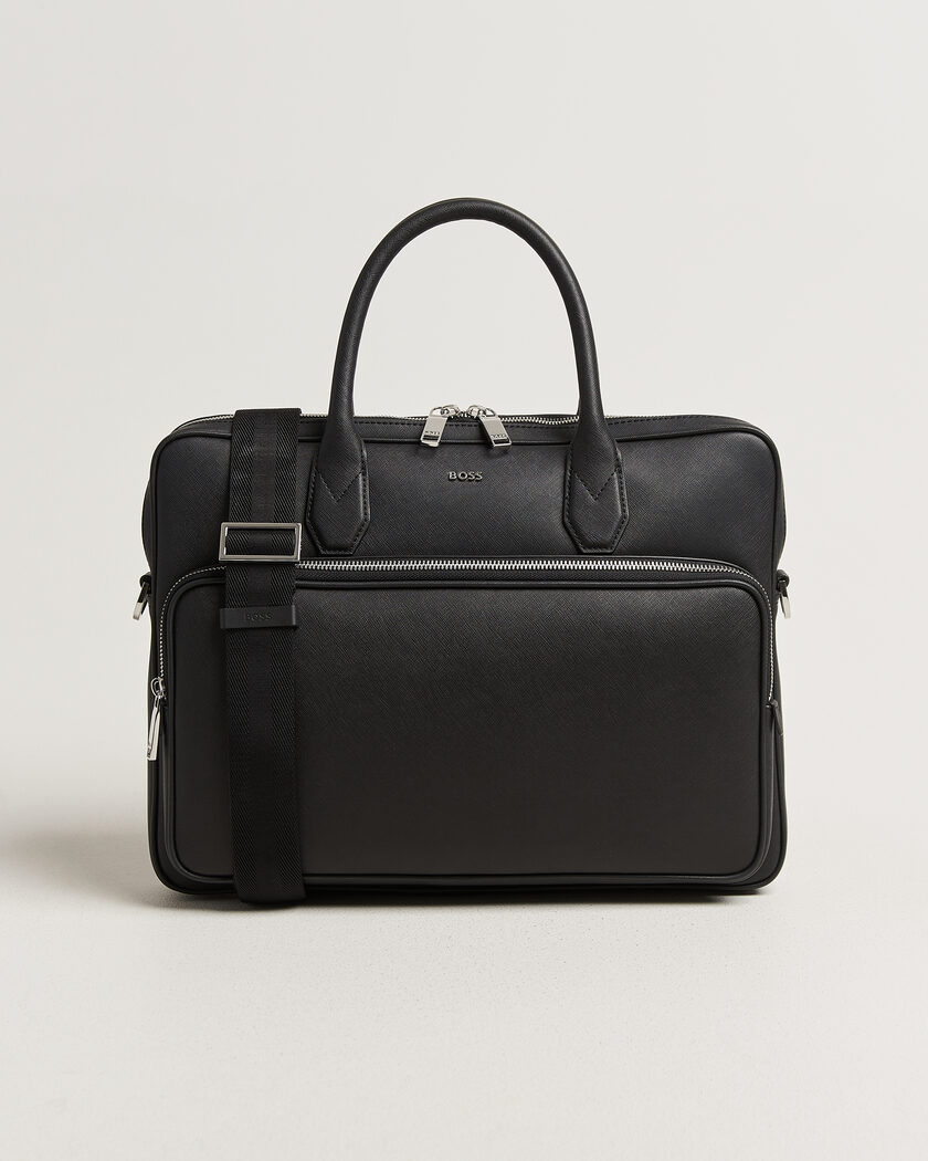 BOSS BLACK Northon Slim Document Case Black – Svart