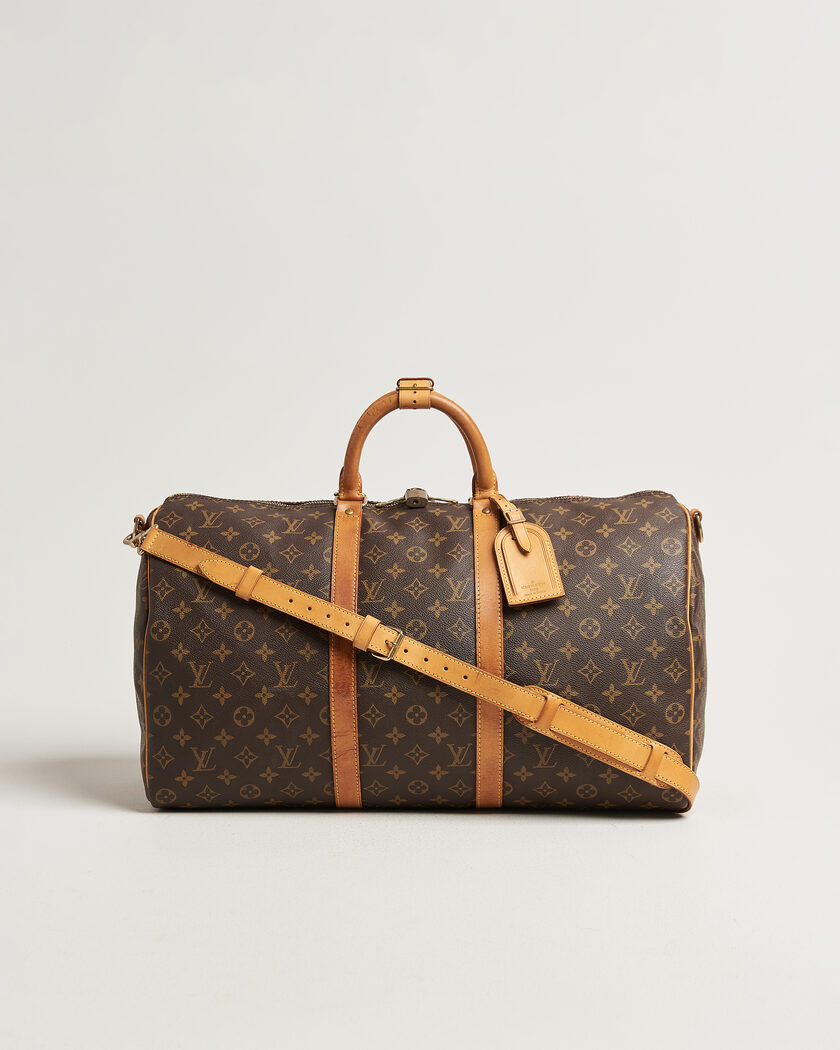Louis Vuitton Pre-Owned Keepall 50 Bandoulière Monogram – Brun