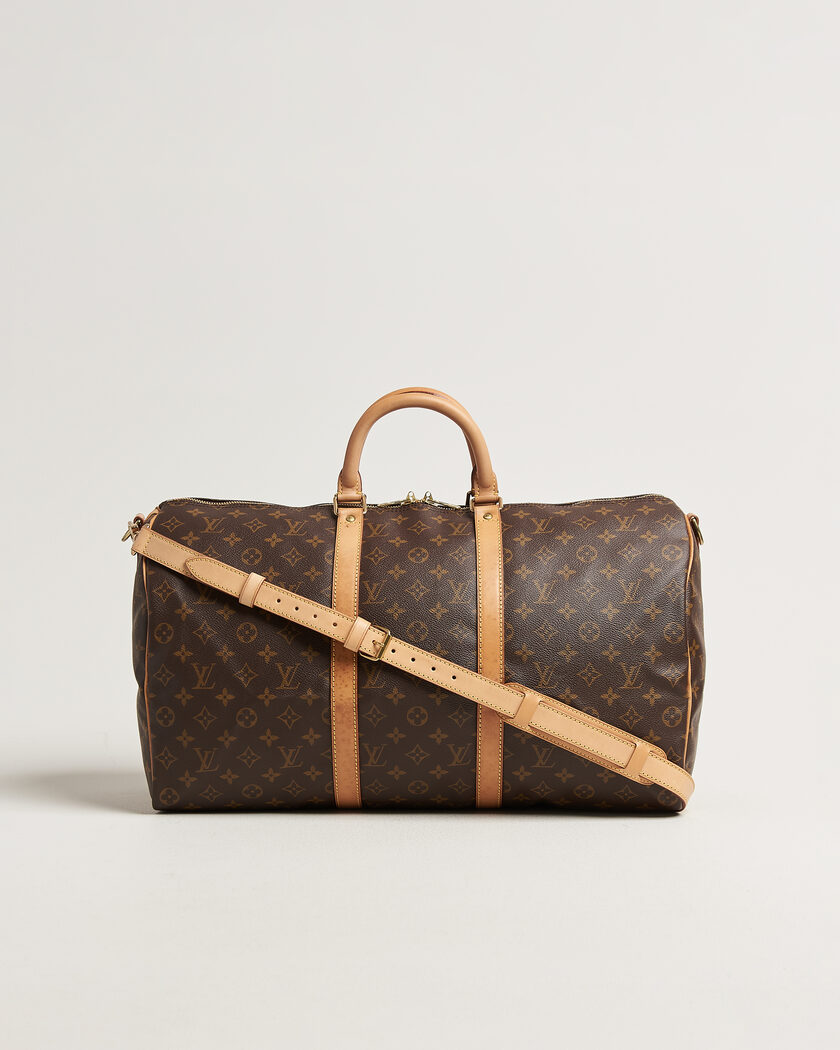 Louis Vuitton Pre-Owned Keepall 50 Bandoulière Monogram – Brun