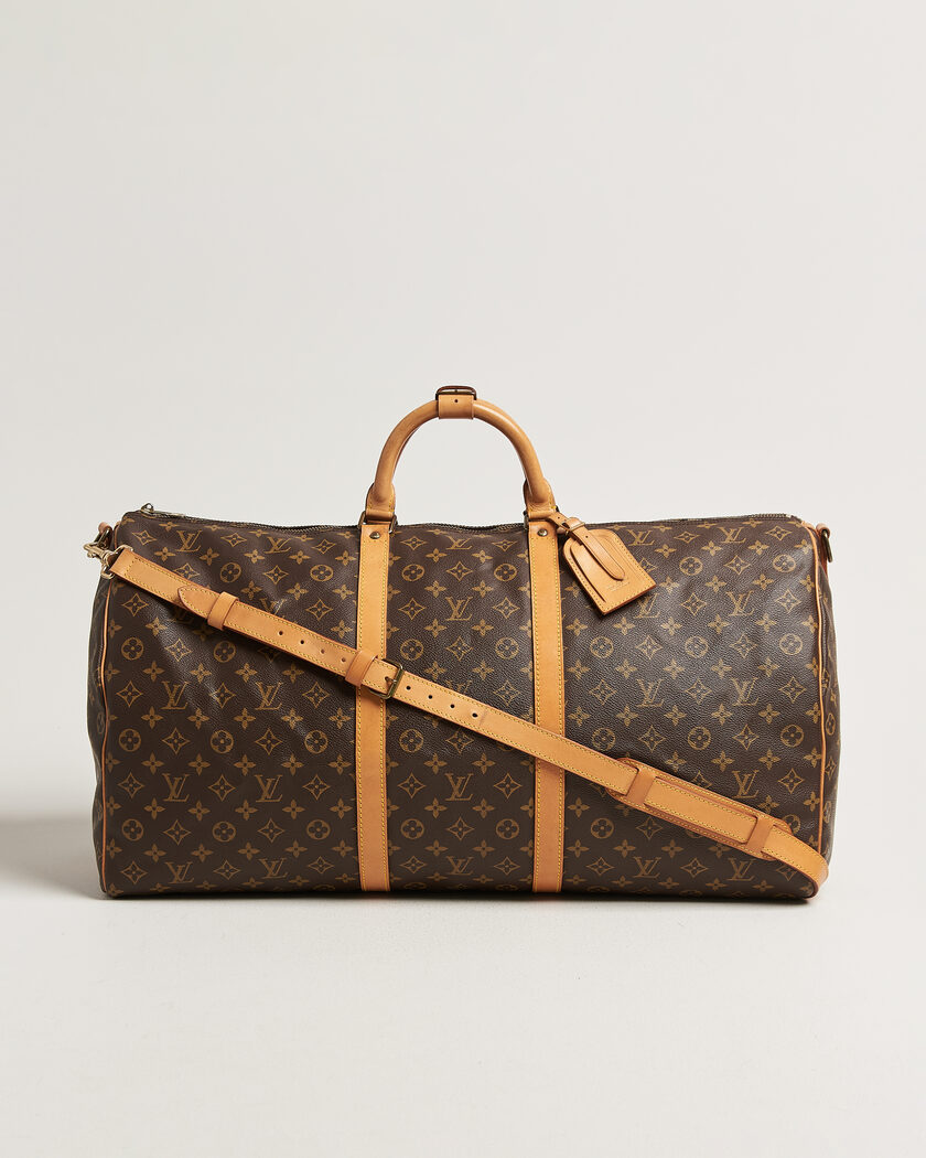 Louis Vuitton Pre-Owned Keepall 60 Bandoulière Monogram – Brun