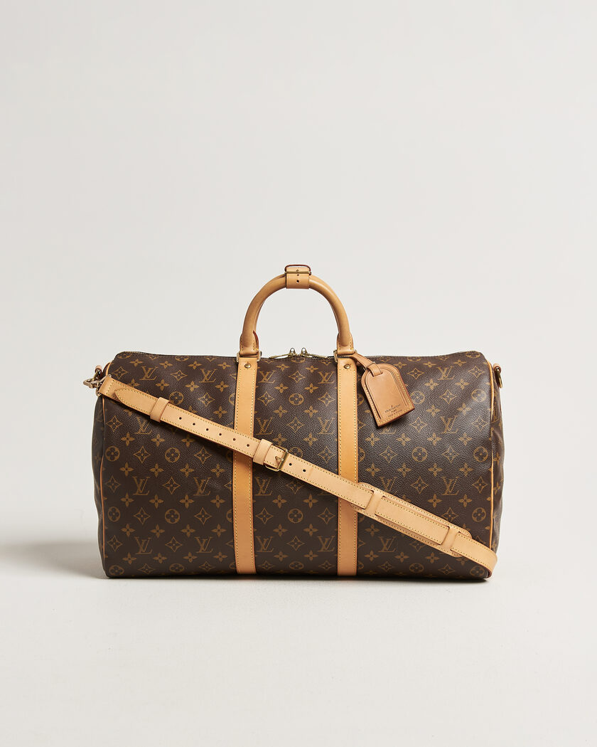 Louis Vuitton Pre-Owned Keepall 50 Bandoulière Monogram – Brun