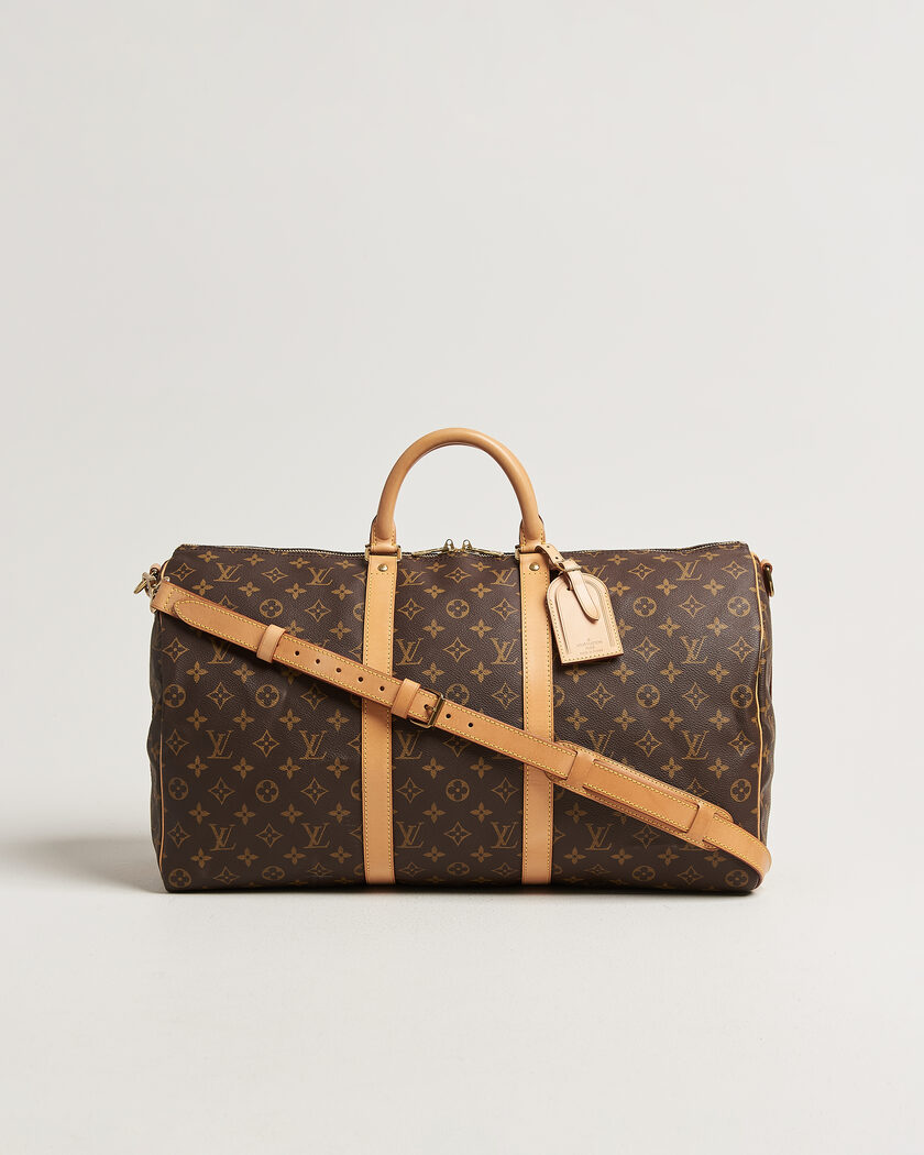 Louis Vuitton Pre-Owned Keepall 50 Bandoulière Monogram – Brun