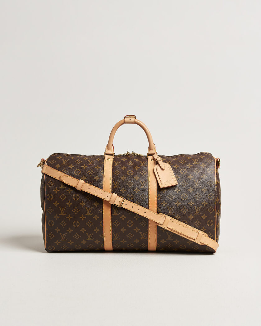 Louis Vuitton Pre-Owned Keepall 50 Bandoulière Monogram – Brun