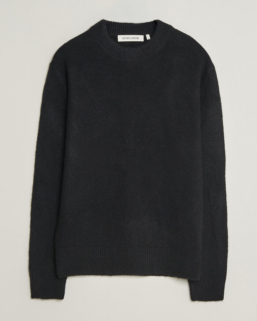 Sunflower Moon Alpaca Sweater Black – Svart
