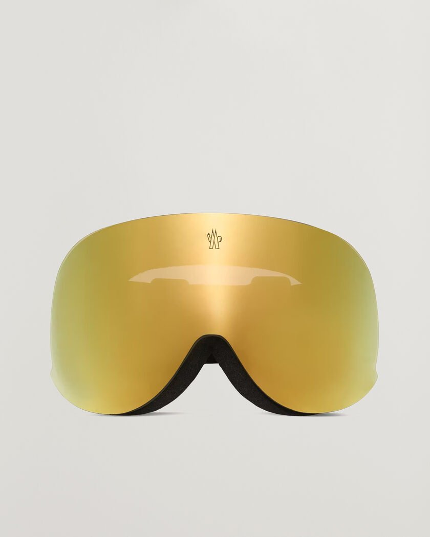 Moncler Lunettes Snowflare Ski Googles Black/Gold – Svart