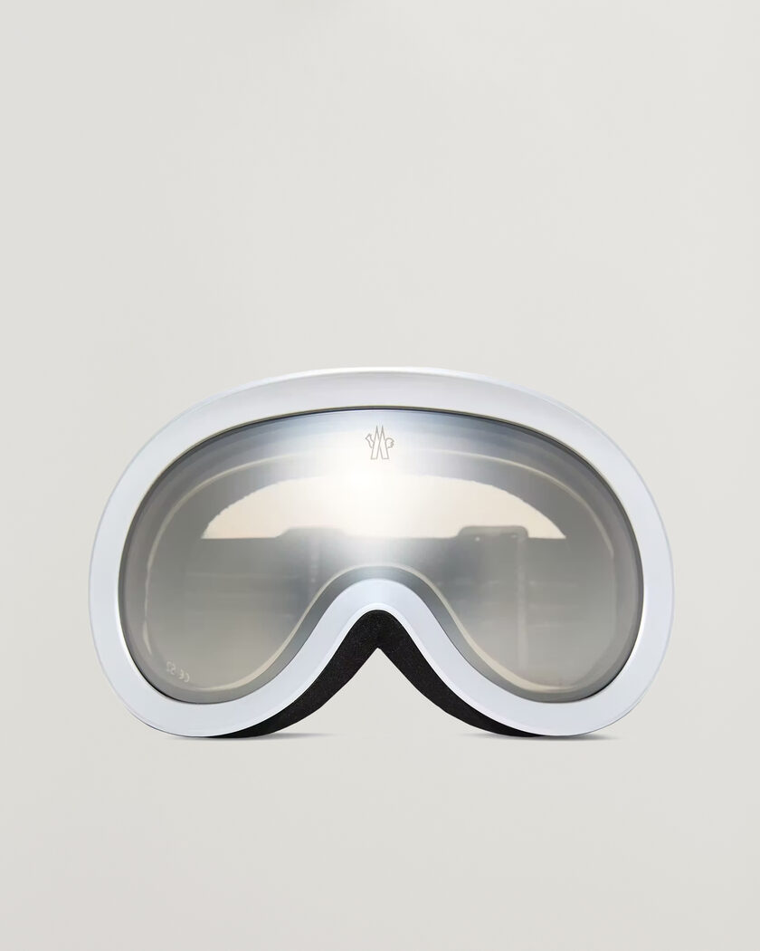 Moncler Lunettes Snowray Ski Googles Shiny Silver – Sølv