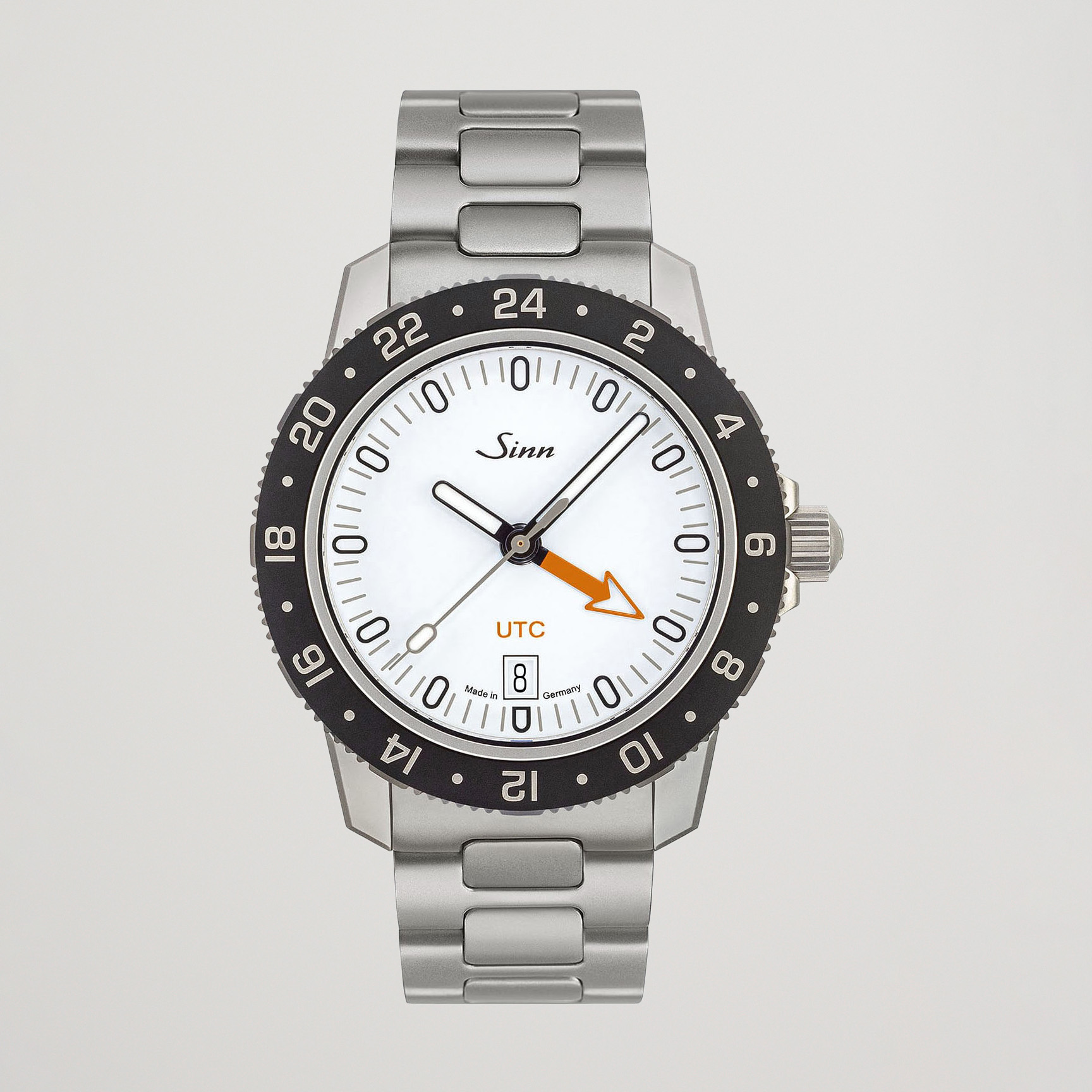 Sinn 105 UTC Sport Watch 41mm White hos
