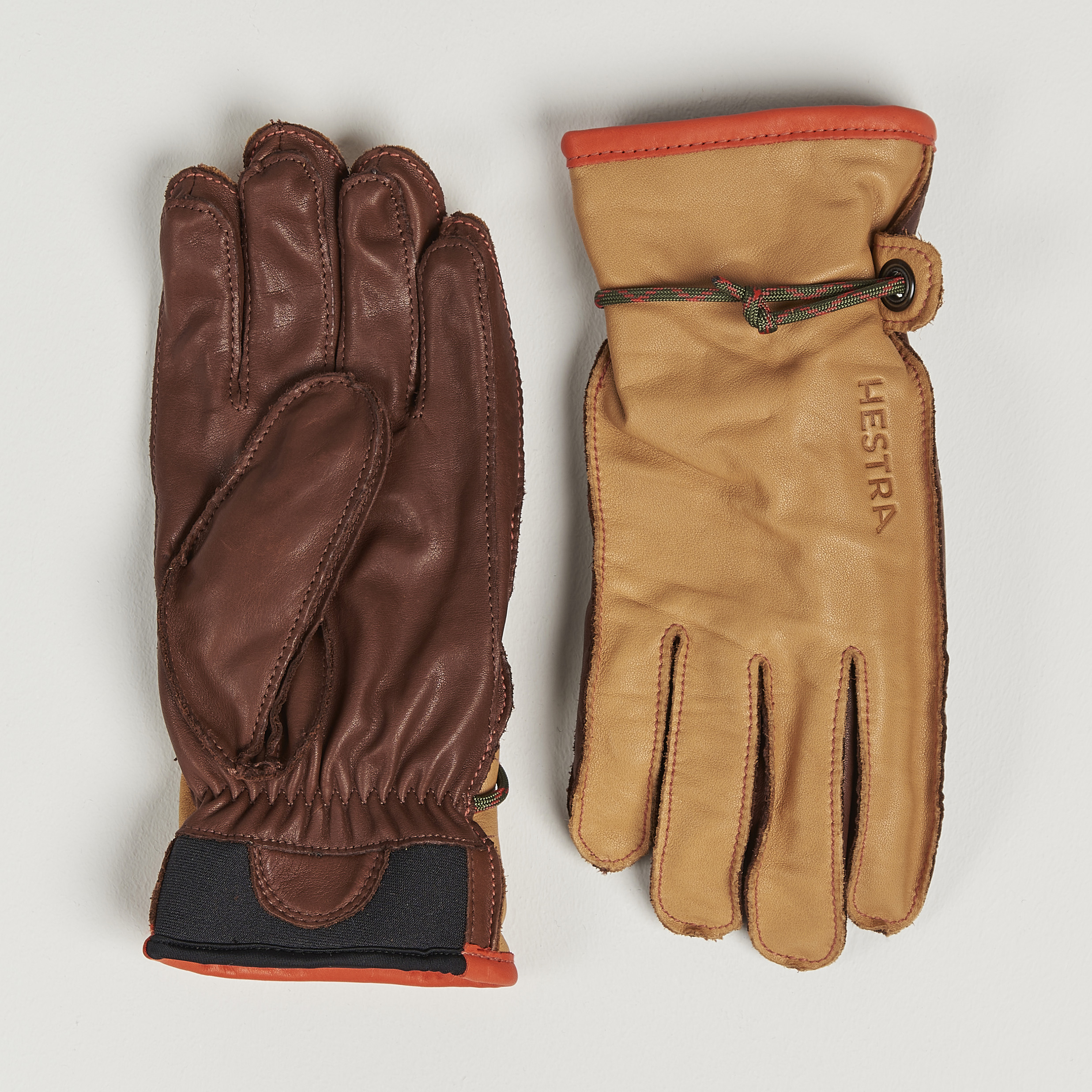 Hestra Wakayama Leather Ski Glove Cognac/Brown hos CareOfCarl.no