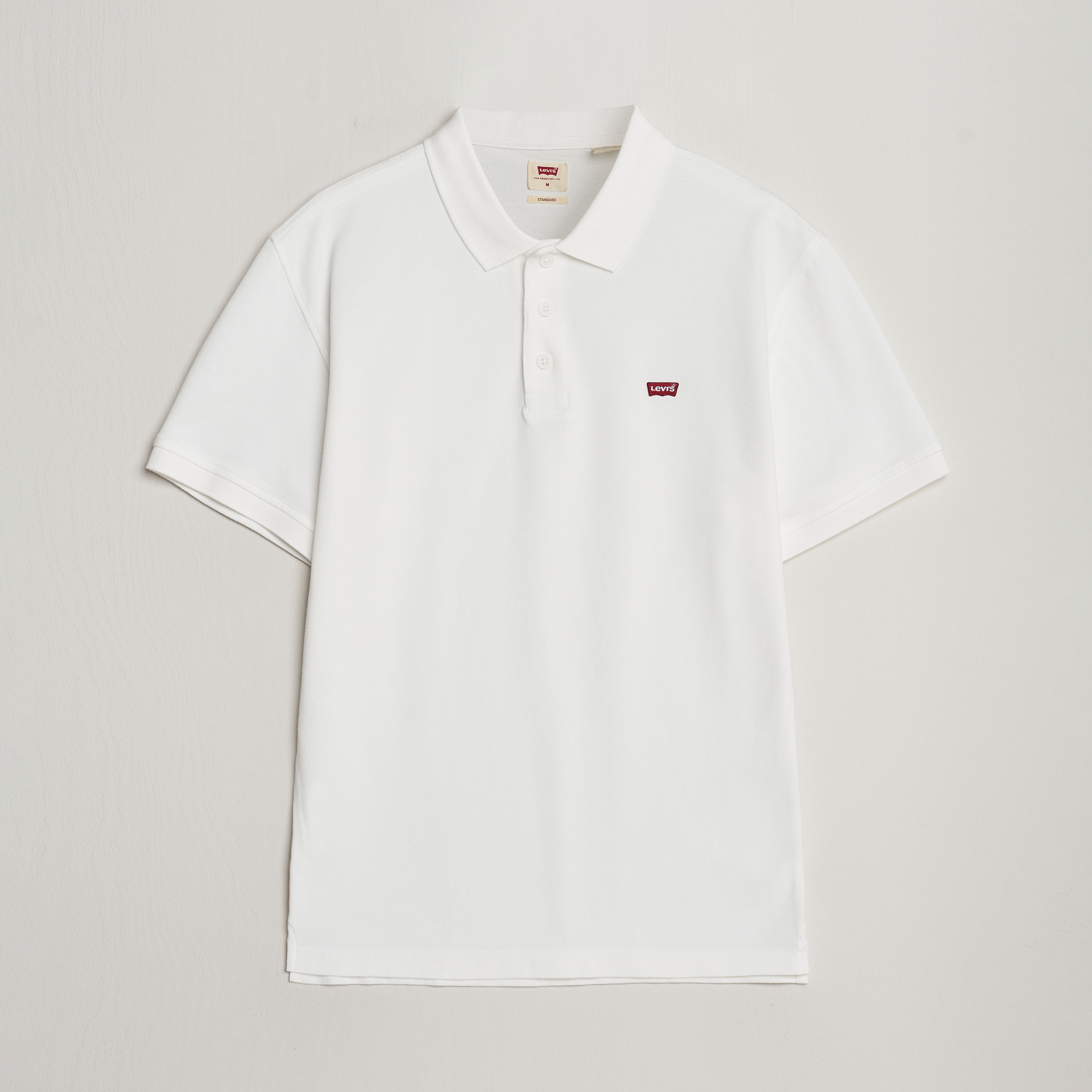 Levi's Original Polo White hos CareOfCarl.no