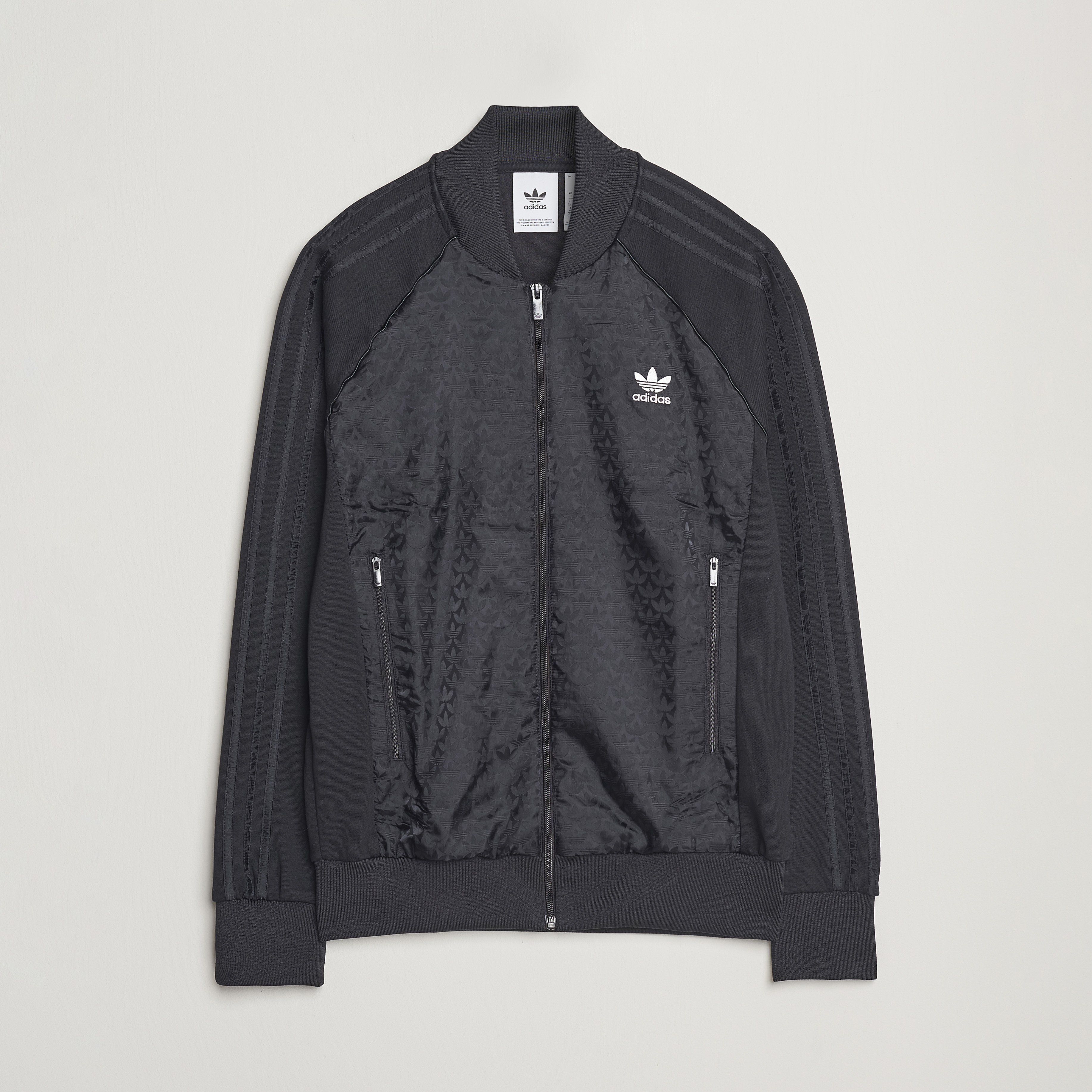 Adidas Originals Monogram Track Jacket Black Hos CareOfCarl no adidas-originals-monogram-track-jacket-black-hos-careofcarl-no