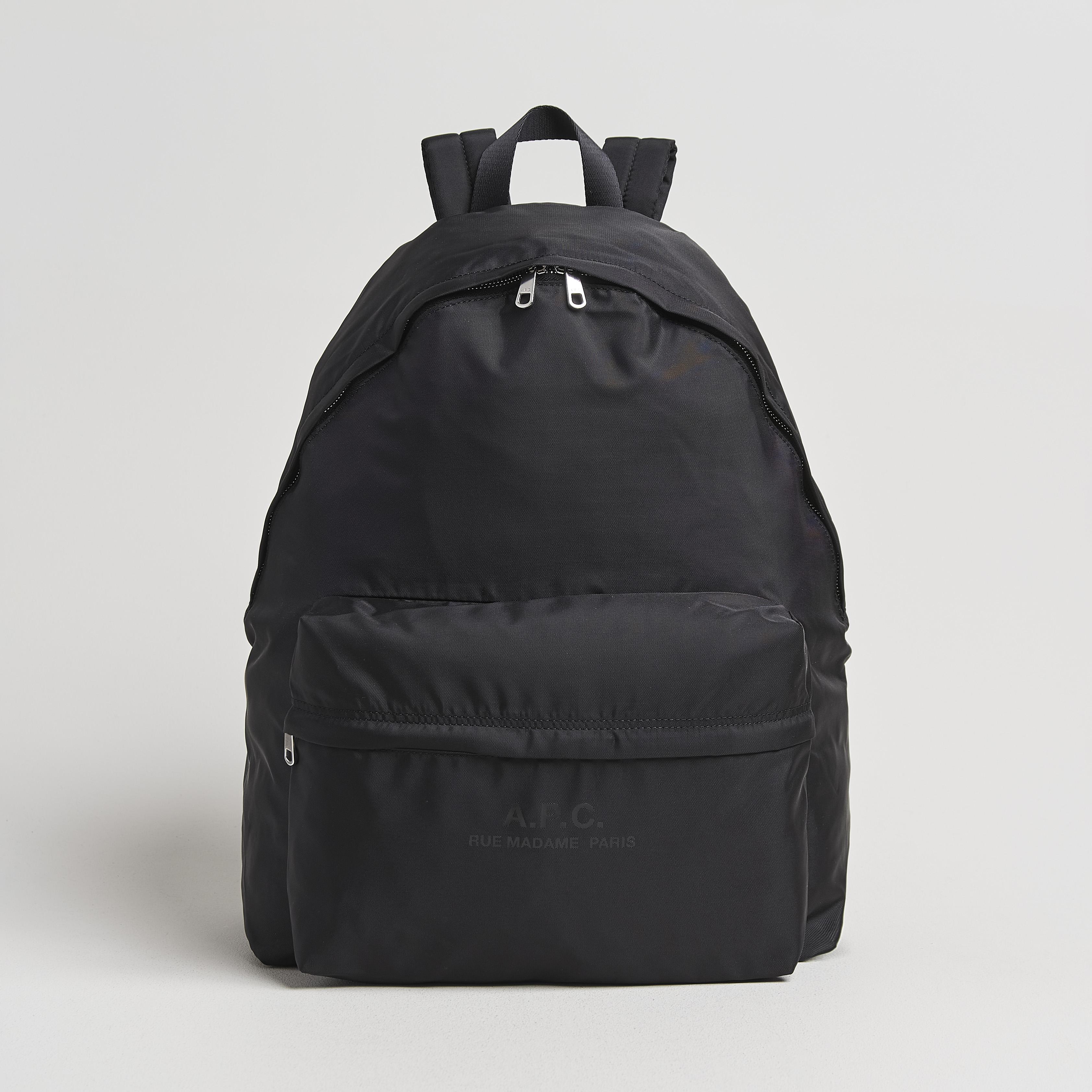 A.P.C. Backstage Nylon Cordura Backpack Black hos CareOfCarl.no