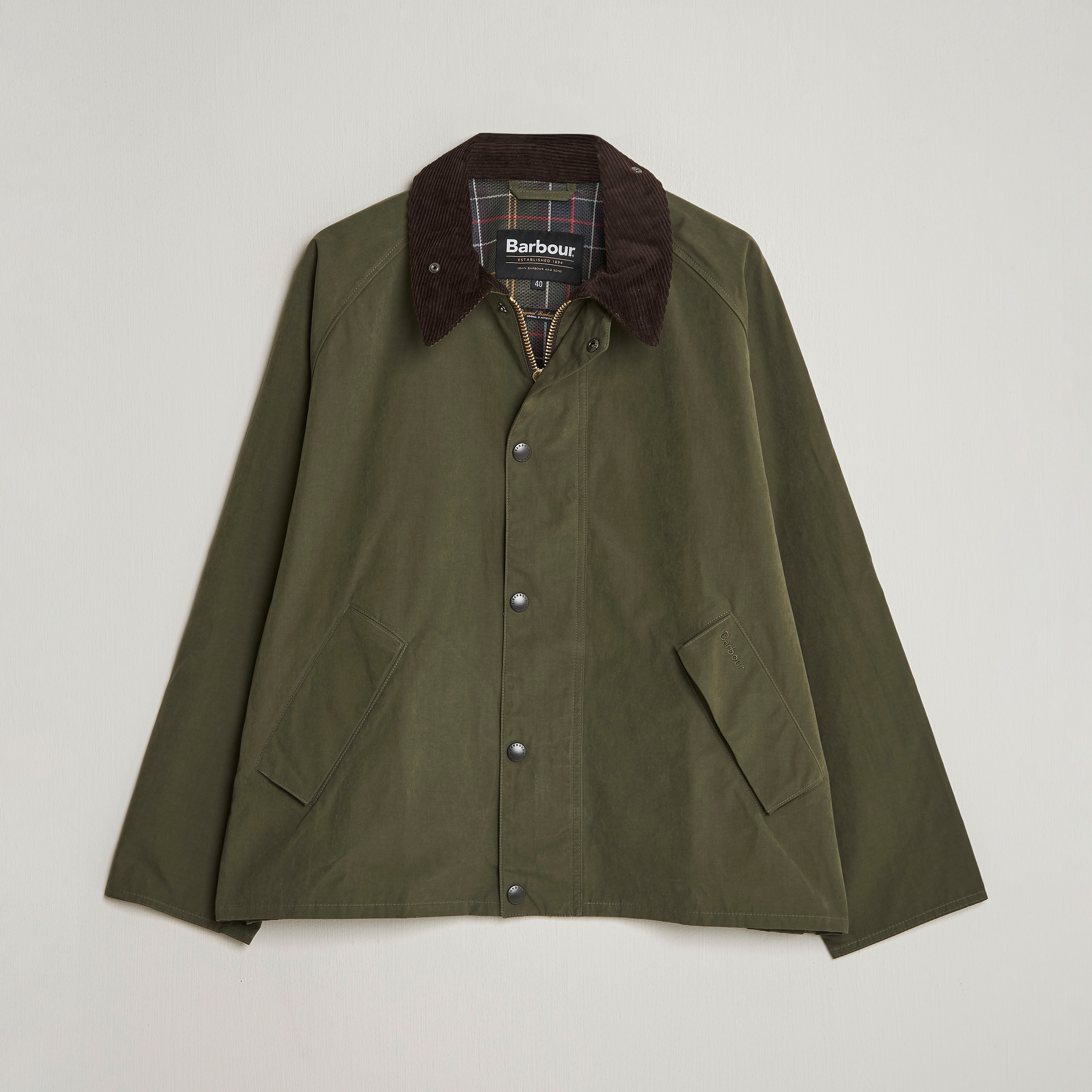 BARBOUR TRANSPORTER OVERSIZED CASUAL JACKET