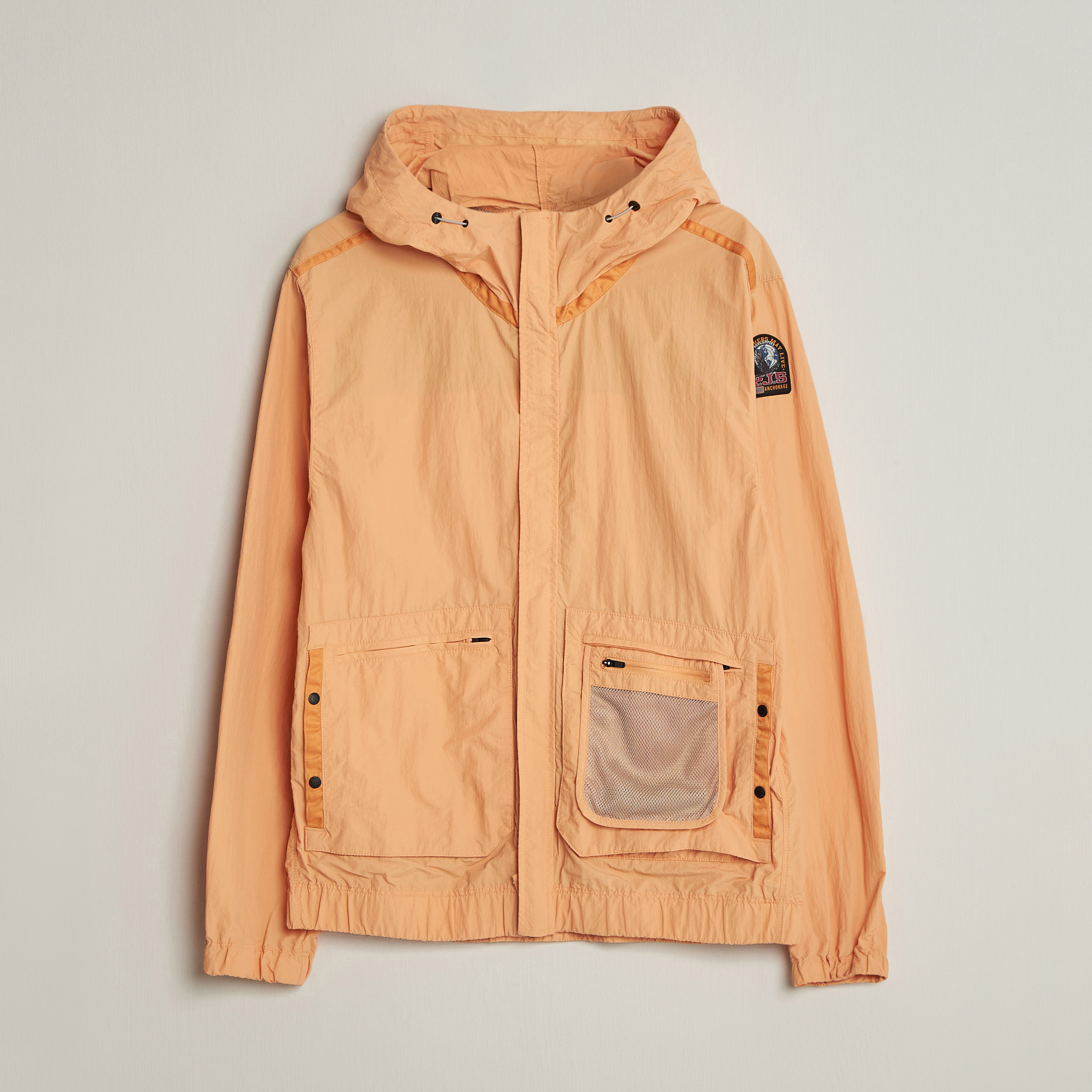 Parajumpers Rube Smash Peached Nylon Hooded Jacket Apricot Nectar hos CareO