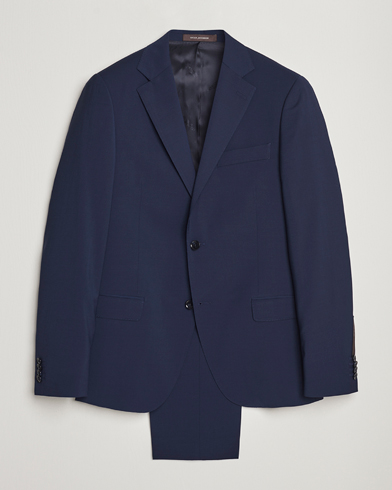 Edmund Wool Suit Mid Blue