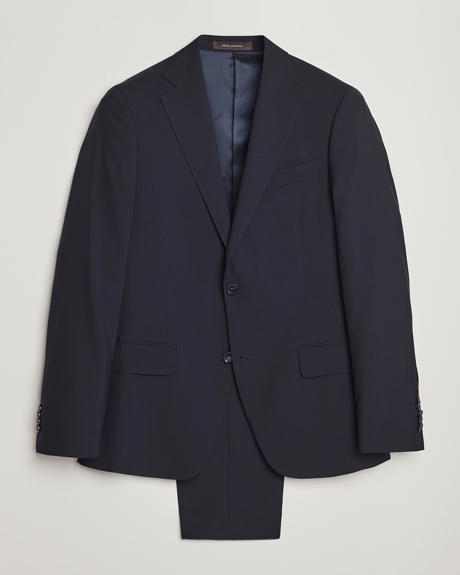 Herre | | Oscar Jacobson | Edmund Wool Suit Navy