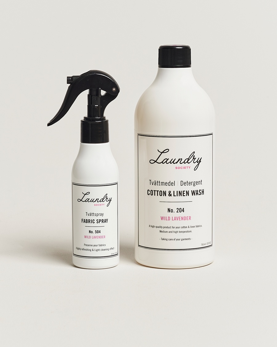 Herre | Vaskemiddel og tekstilspray | Laundry Society | Basic Wash Set