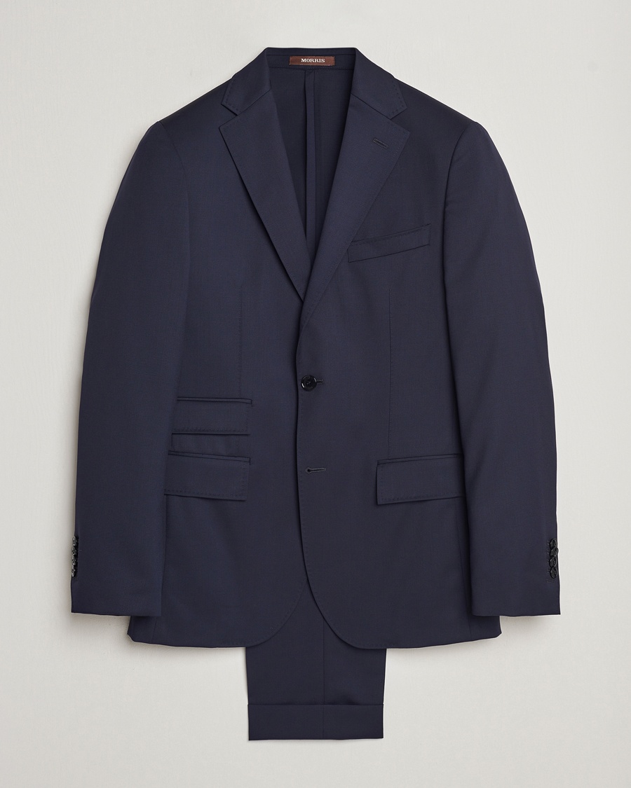 Morris Prestige Suit Navy – Blå