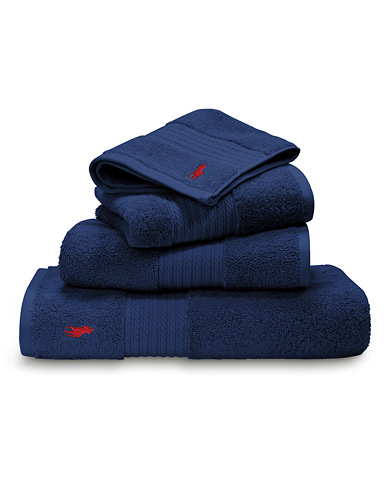 Herre | Til hjemmet | Ralph Lauren Home | Polo Player 3-Pack Towels Marine