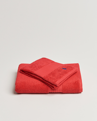 Herre | Til hjemmet | Ralph Lauren Home | Polo Player 2-Pack Towels Red Rose
