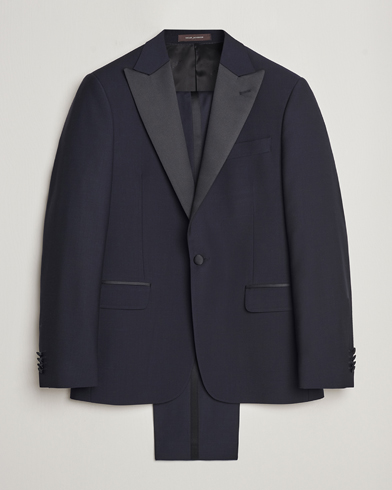 Herre | Feir nyttår med stil | Oscar Jacobson | Frampton Wool Tuxedo Suit Navy