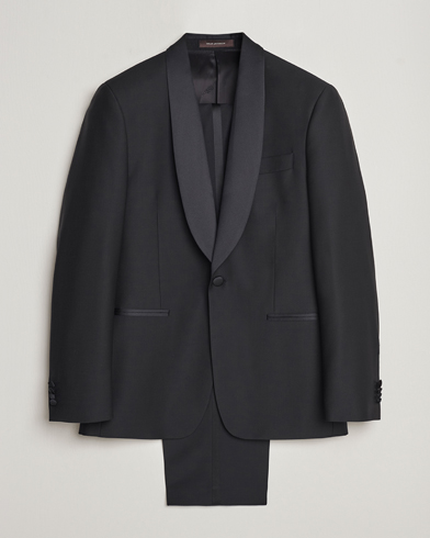 Herre | Feir nyttår med stil | Oscar Jacobson | Figaro/Denz Straight Wool Tuxedo Suit Black
