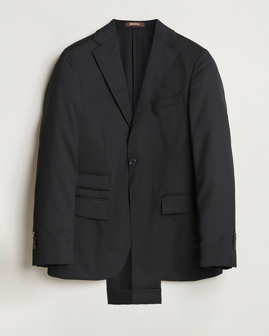 Morris Heritage Prestige Wool Suit Black – Svart