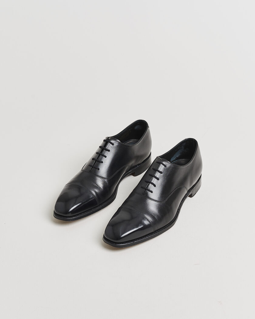Pre-owned Loake 1880 Rothschild Oxford Black Calf UK11 - EU45 – Svart