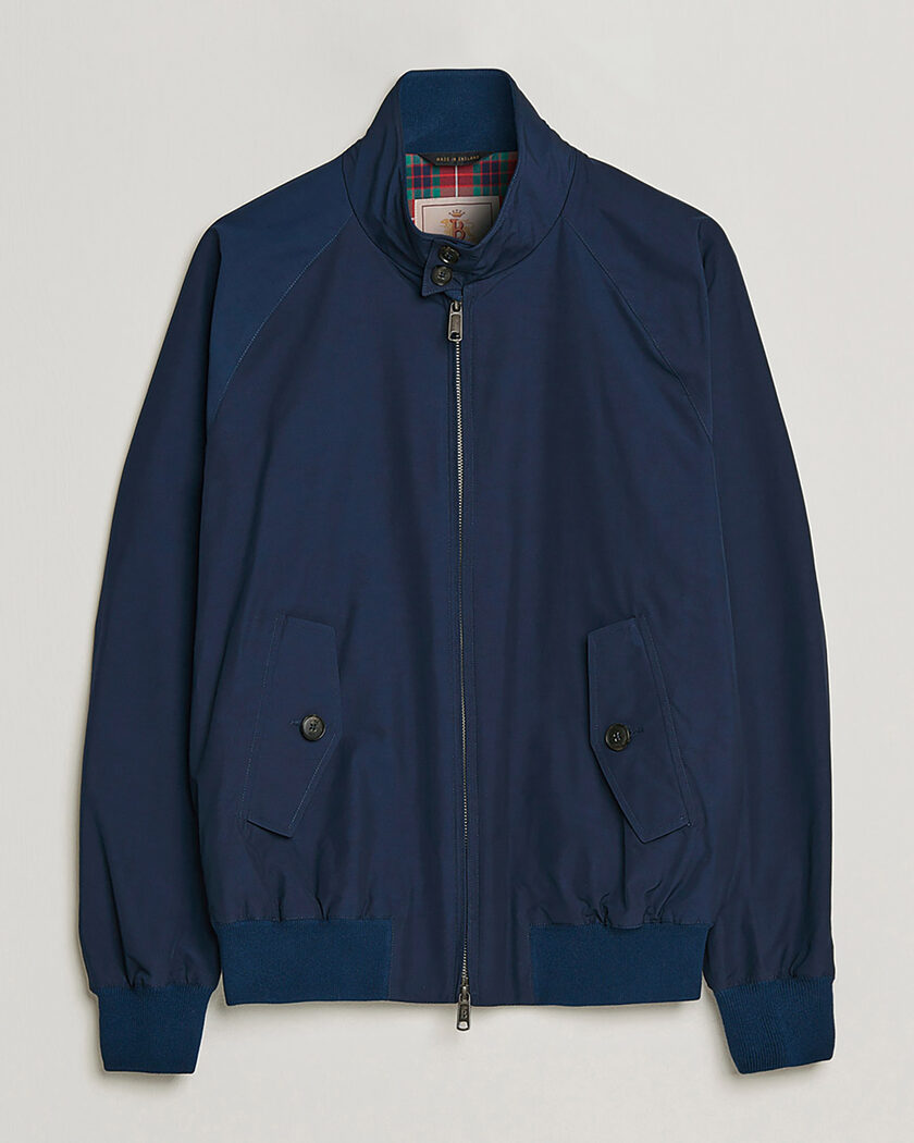 Pre-owned Baracuta G9 Original Harrington Jacket Dark Navy UK42 - EU52 – Blå