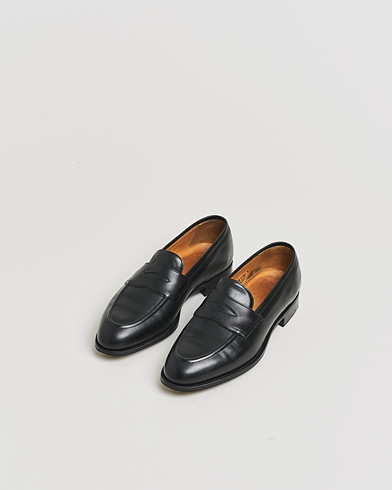 Pre-owned Edward Green Piccadilly Penny Loafer Black Calf UK7,5 - EU41,5 – Svart