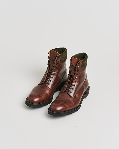 Herre | Pre-owned | Crockett & Jones Ross Boot Vibram Sole Chocolate Hurricane Hide UK10 - EU44,5