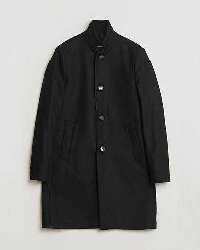 Pre-owned J.Lindeberg Holger 2.0 Melton Coat Black 50 – Svart