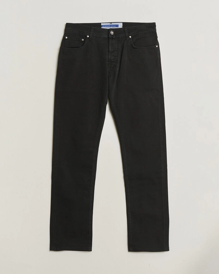 Pre-owned Jacob Cohën Bard 5-Pocket Cotton Trousers Black W32 – Svart