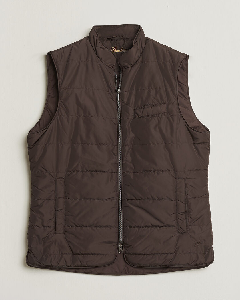 Pre-owned Stenströms Padded Nylon Vest Brown M – Brun