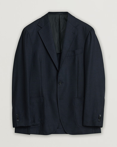 Herre | Pre-owned | Ring Jacket Four Season Wool Balloon Blazer Navy 52
