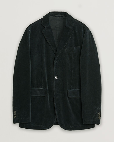 Herre | Pre-owned | Aspesi Corduroy Blazer Emerald S