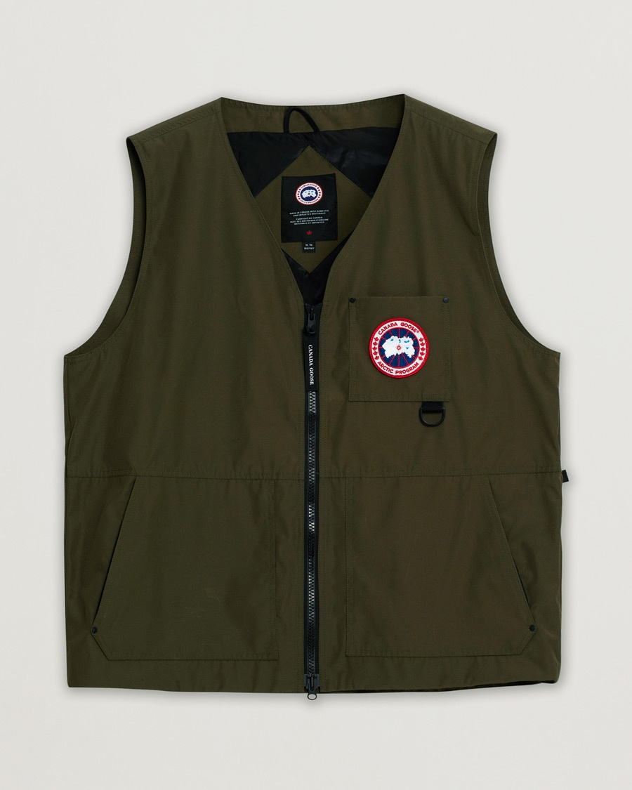 Pre-owned Canada Goose Canmore Vest Military Green – Grønn