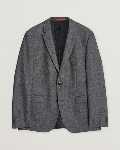 HUGO Flannel Wool Blazer Grey 54 – Grå