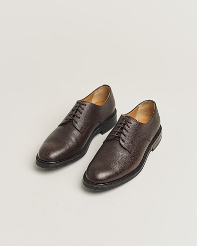 Herre | Nye produktbilder | Pre-owned | Myrqvist Boden Derby Dark Brown Country Calf UK7,5 - EU41,5
