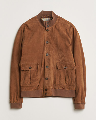 Pre-owned Valstar Valstarino Suede Jacket Sandal 52 – Brun