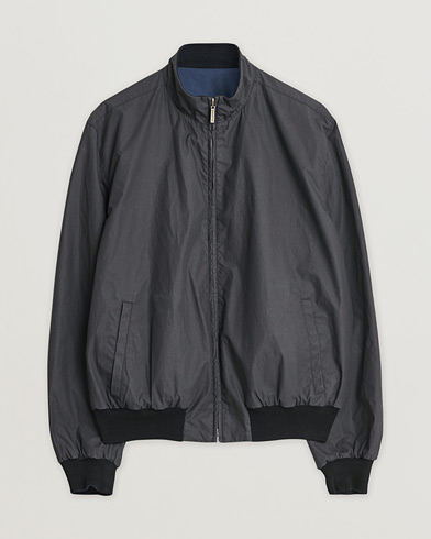 Ermenegildo Zegna Reversible Harrington Jacket Black/Blue L – Blå