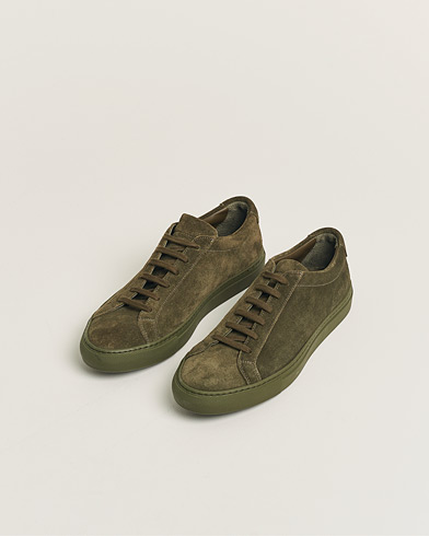 Pre-owned Common Projects Original Achilles Suede Sneaker Army Green 40 – Grønn