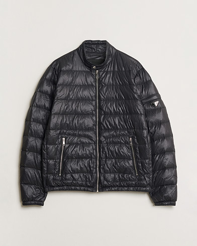 Prada Lightweight Nylon Down Jacket Black 54 – Svart