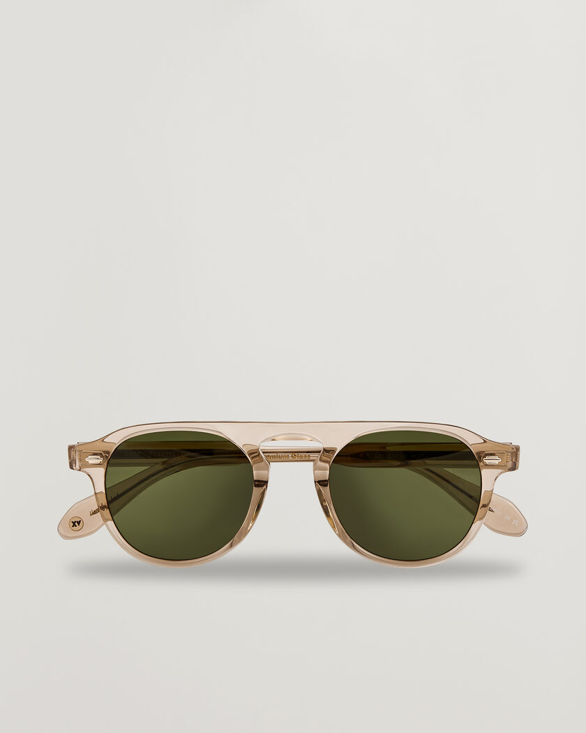 Pre-owned Garrett Leight Harding Sunglasses Brew – Beige