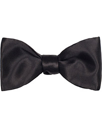 Self Tie Silk Ceremony Black