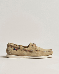  Docksides Suede Boat Shoe Beige Camel