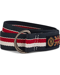 Henri Lloyd Canvas Belt 4 cm Navy/Signal Red/Surf